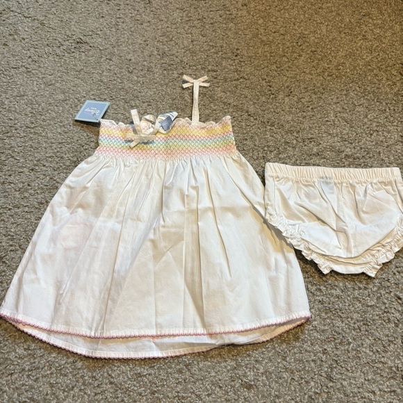 Disney Marie Cat White Dress and Bloomers Set for Kids NEW 18 mos Vintage 90s - Picture 7 of 9